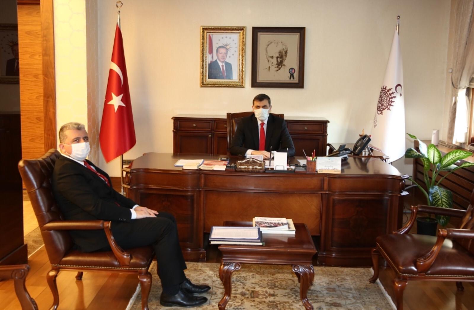 Birlik Müdürü Mustafa Örgüt, Çorum Valimizi Ziyaret Etti